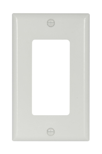 Plate Decora Single White
