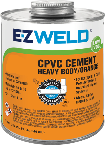 Cement CPVC Orange 1qt