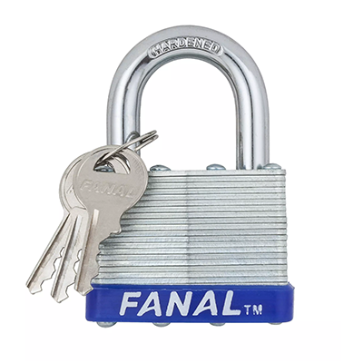 Padlock 50mm Laminated 2pk