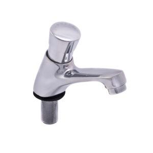 Faucet Lav Push Button Chrome