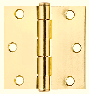 Hinge Steel 3.5" Brass Plated