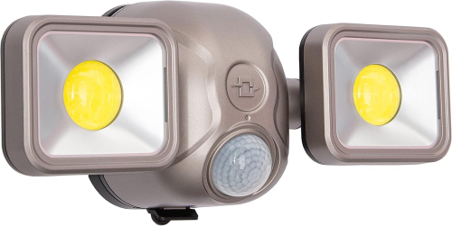LED Security Light w/Remote Silv