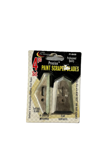 Paint Scraper Blades 4pc