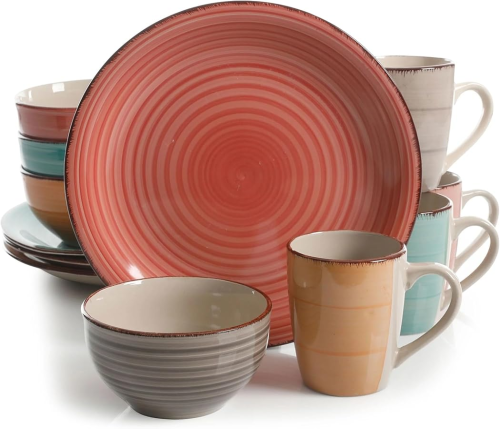 Dinnerware Set Color Vibes 12pc