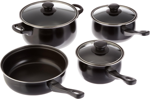 Cookware 7Pc Nonstick Steel