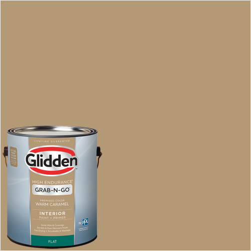 Paint/Primer Flat Warm Caramel