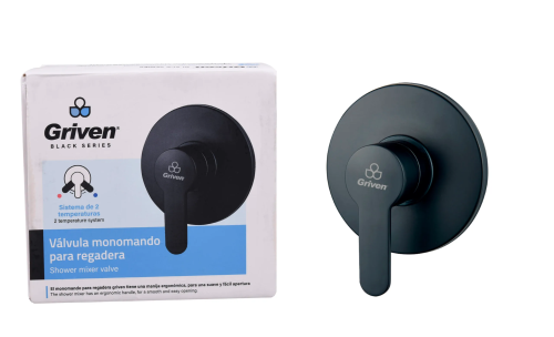 Shower Valve Mixer Blk