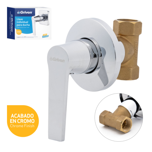 Shower Valve Single Rnd