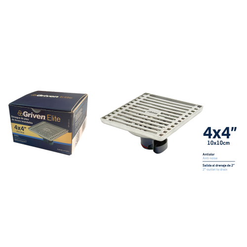 Floor Drain SS 4"x4"