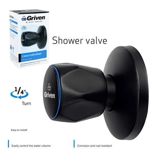 Black Shower Valve
