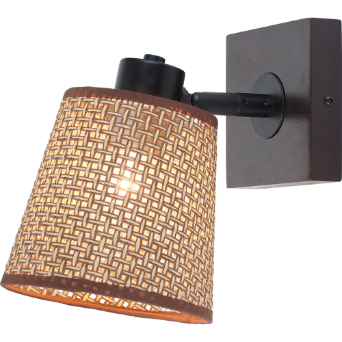 Wall Lamp 40W Dark Wood
