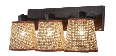 Wall Lamp 40W Dark Wood