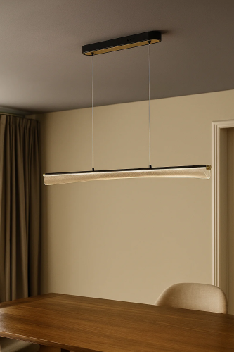 Ceiling Pendant LED Lamp Blk 37W