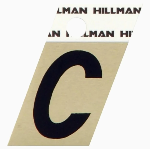 Letter (C) B/G Angle Cut 1.5"