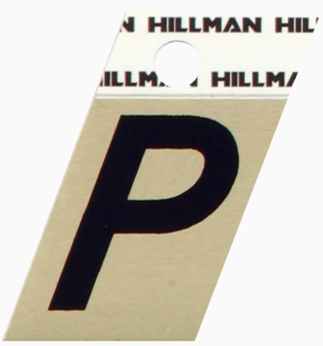 Letter (P) B/G Angle Cut 1.5"