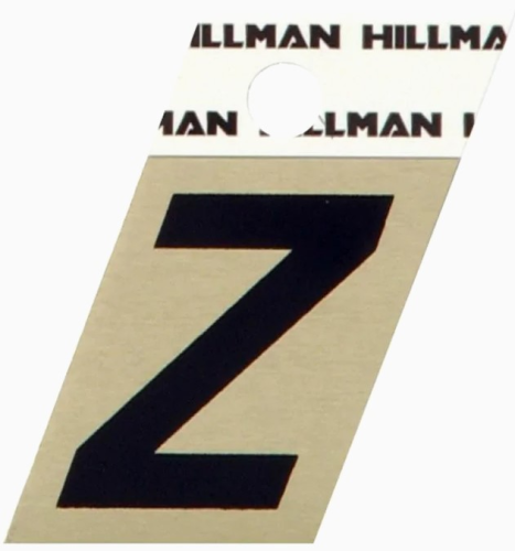 Letter (Z) B/G Angle Cut 1.5"