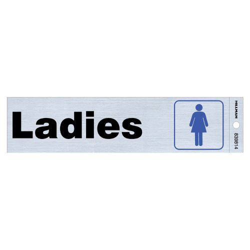 Sign LADIES Mylar 2x8