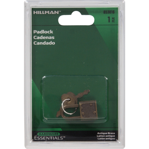 Padlock Antique Brass 1-1/2"