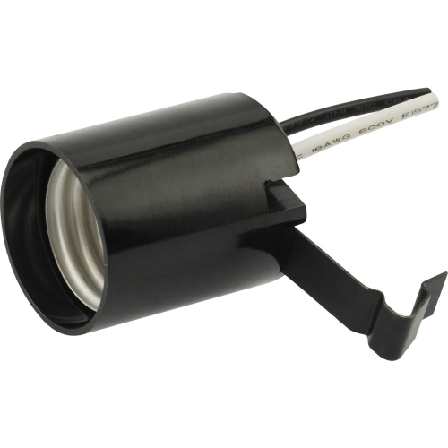 Socket Snap-In Blk Offset Phen