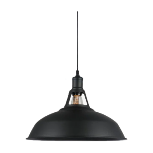 Pendant Lamp Metal Matt Black