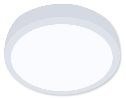 LED Panel Surface 6W Rnd Wh