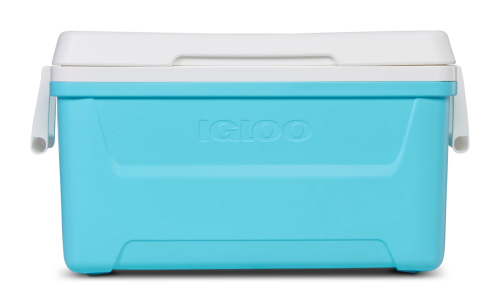 Cooler Aquamarine & White 48Qt