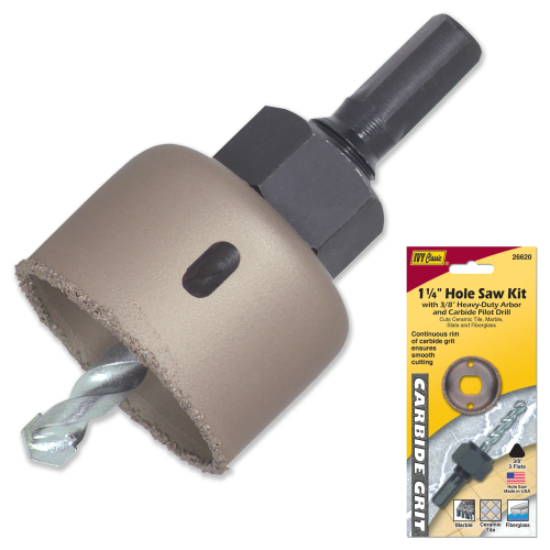 Grit Hole Saw Kit 1 1/4"