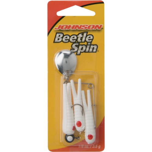 Beetle Spin White 1/8oz 3pc