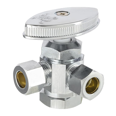 Angle Valve 1/2"x3/8"x3/8"