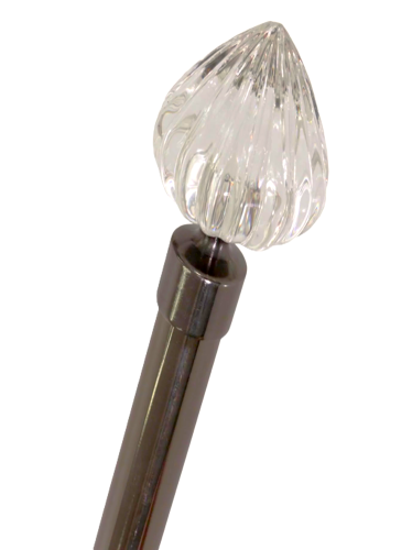 Single Rod Crystal 24-48" A-Bras