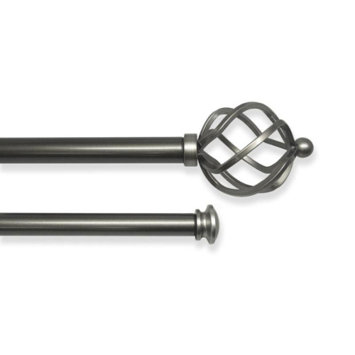 Curtain Rod Satin Nickel 72x144"