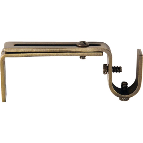 Curtain Bracket Adj. Mocha 3/4