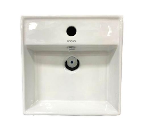 Lavatory Basin Square 15x5" WH