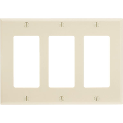 Plate 3 Gang Outlet Iv
