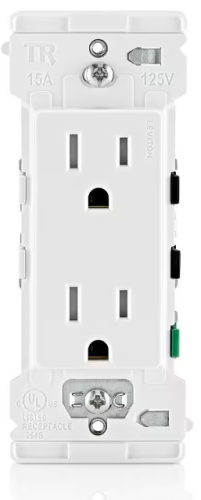 Outlet Decora 15A 10pk Wh