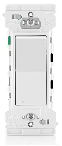 Switches Decora 15A 10Pk Wh
