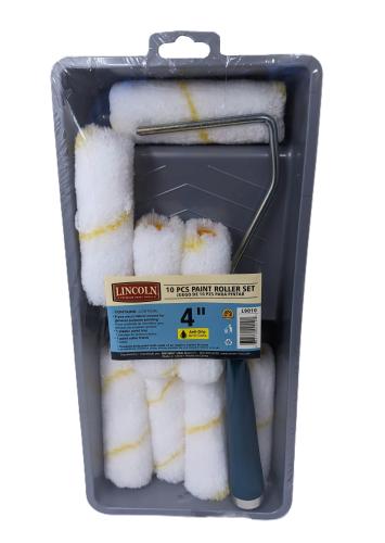 Paint Roller Set 4" 10pc