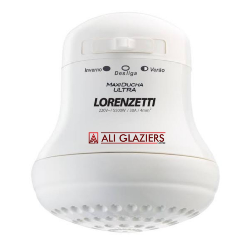 Shower Head Heater White
