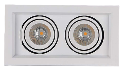 Spot Light Recessed 2L Wh