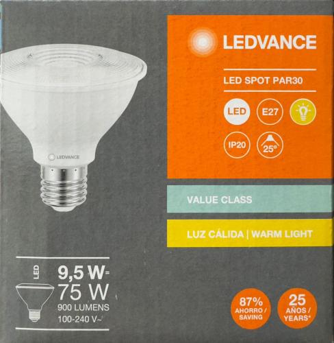Bulb 9.5W PAR30 127V E27