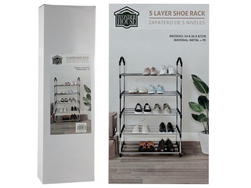 5 Tier Shoe Rack