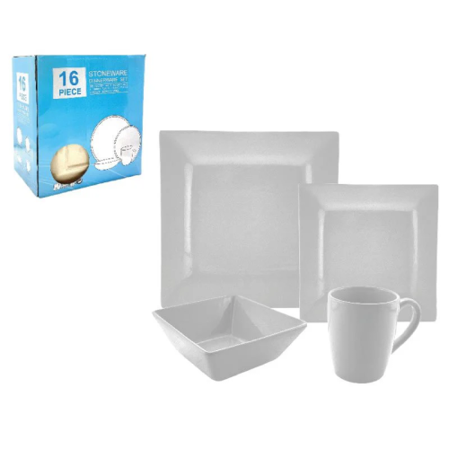 Square Dinner Set 16pc 