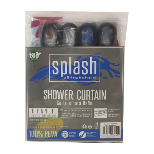 Shower Curtain 1 Panel 70"x72"