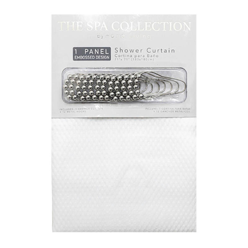 Embossed Shower Curtain