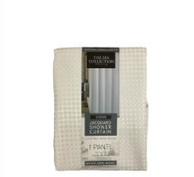 Shower Curtain Polyester White