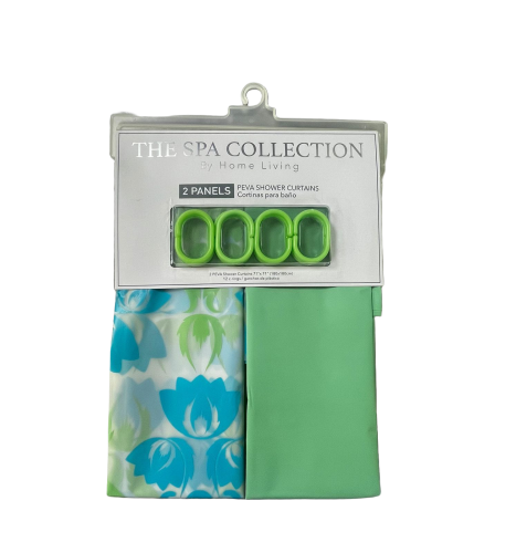Peva Shower Curtain Set 2pk