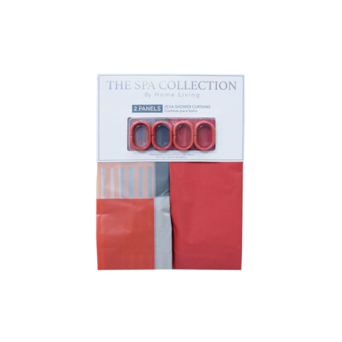 Peva Shower Curtain Set 2pk