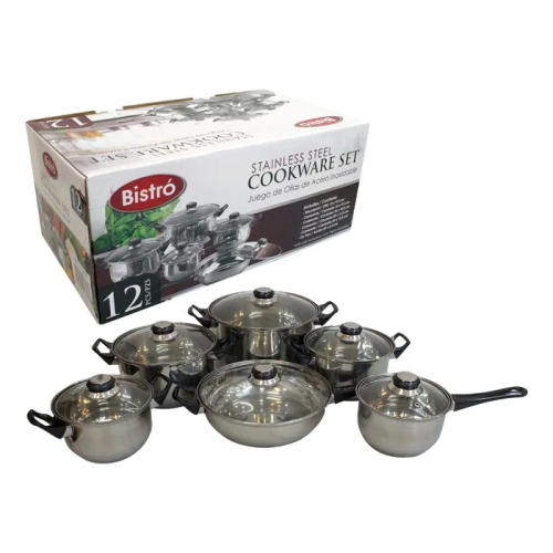 Cook Ware Set 12PC SS