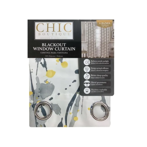 Curtain Grommet Shiny 1pc Print