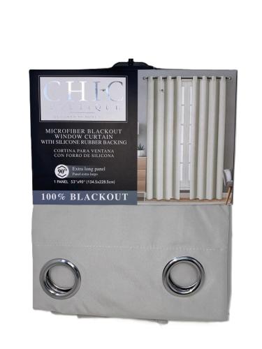 Blackout Curtain Beige 100%